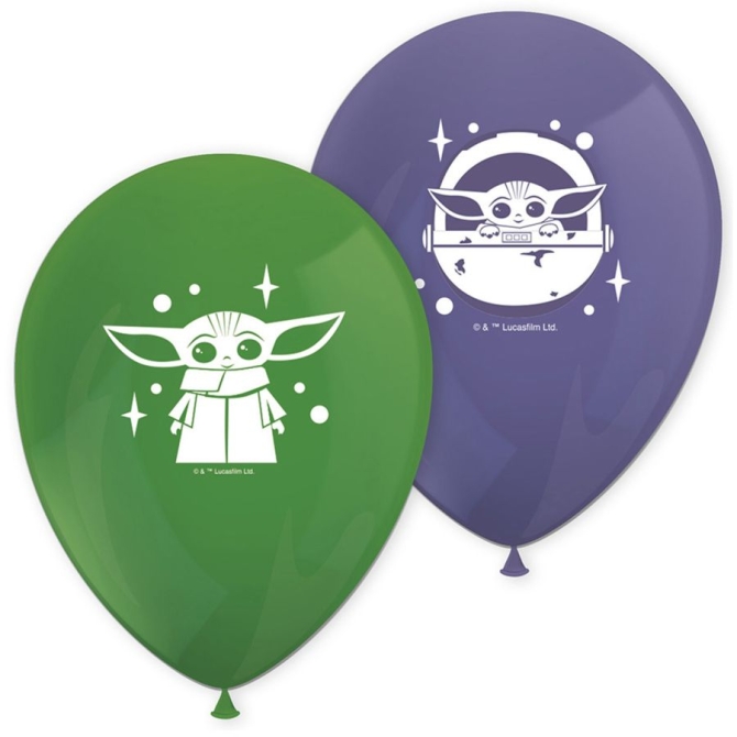 8 globos Mandalorian 