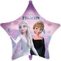 Globo de helio con forma de estrella de Frozen - 46 cm