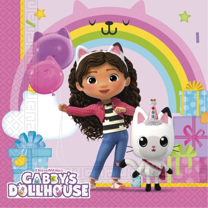 20 servilletas - Gabby s Dollhouse 