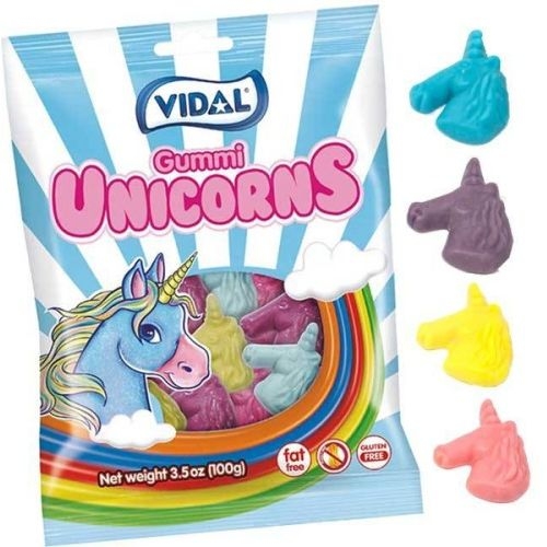Bolsita de caramelos Unicorns Vidal - 90g 