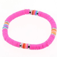 1 Pulsera Rondelle - Fimo