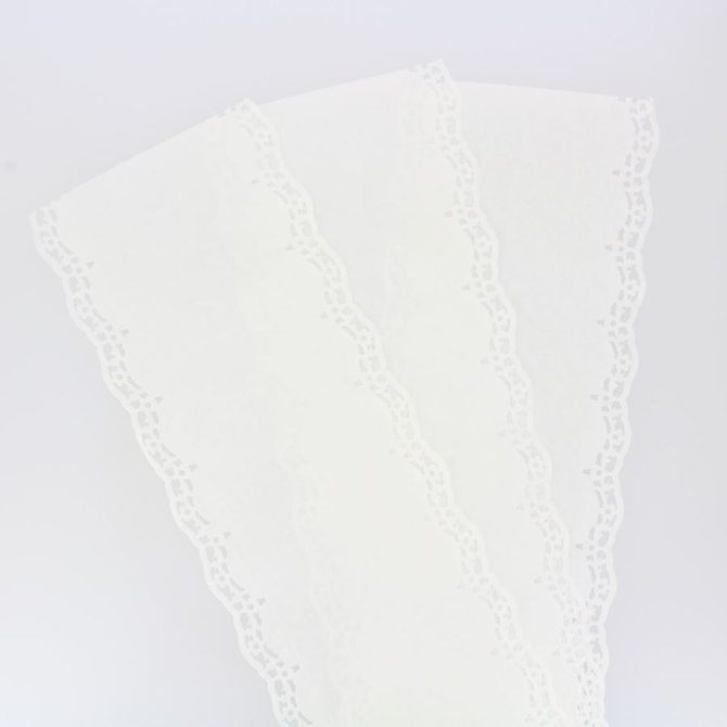 Cordones para Tronco de Navidad Blanco - 50 cm x 14 cm 