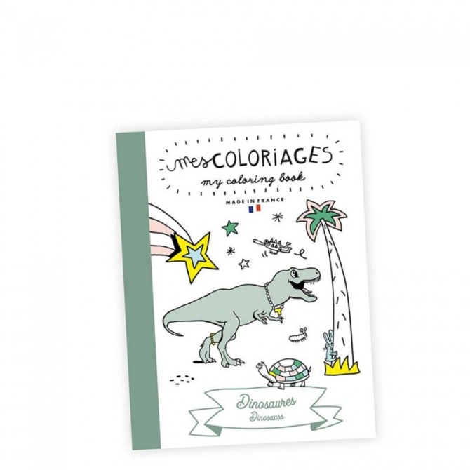 Pequeo libro para colorear - Dinosaurios 