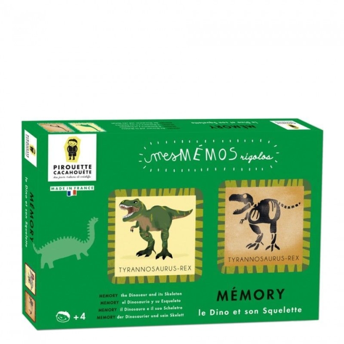 Juego de Memoria - El Dino y su Esqueleto 