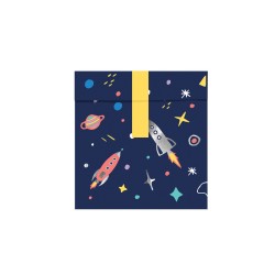6 bolsas de regalo Espacio Party (16 cm) - Papel. n1