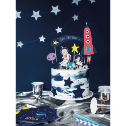 7 selecciones de Tarta de fiesta espacial. n1