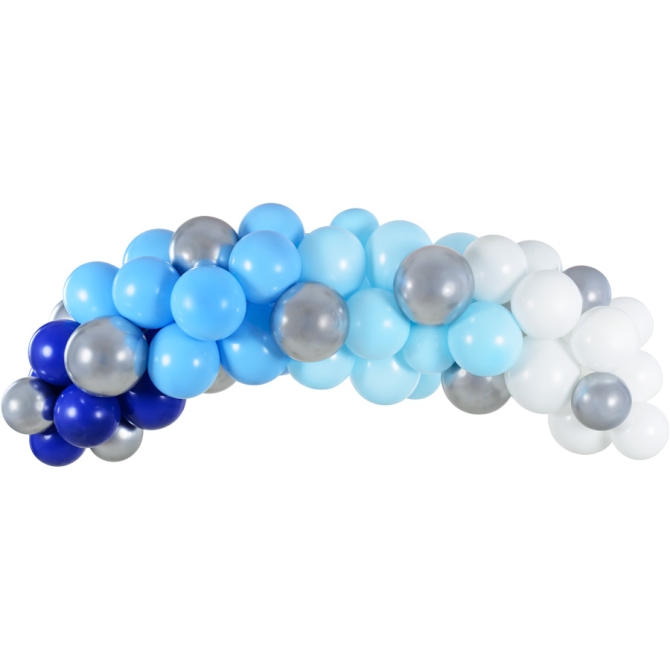 Kit Arco de 60 Globos - Azul 