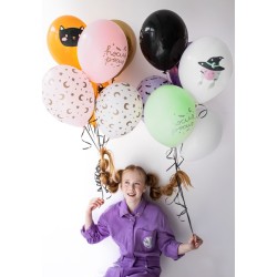 Ramo 6 Globos - Hocus Pocus Gato. n1