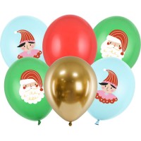 Ramo 6 Globos - Pap Noel