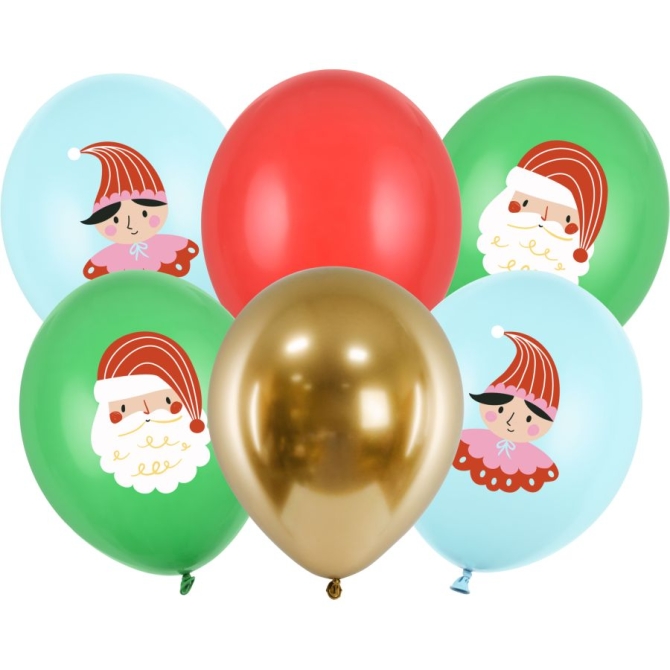 Ramo 6 Globos - Pap Noel 