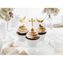 6 Cupcake Toppers - Primera Comunin. n3