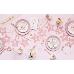 Guirnalda rosa Baby Shower - 2, 90m. n1