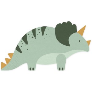 12 Servilletas Triceratops