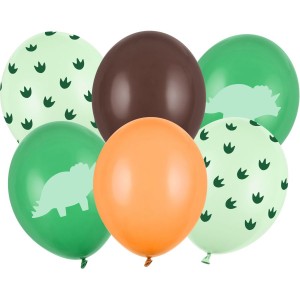 Ramo 6 Globos - Dino Triceratops