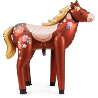 Contiene : 1 x Globo Gigante de Aluminio My Pretty Horse