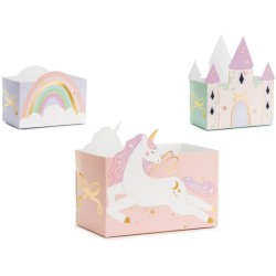 Caja grande Unicornio y Mariposa Magic Dream Party. n4