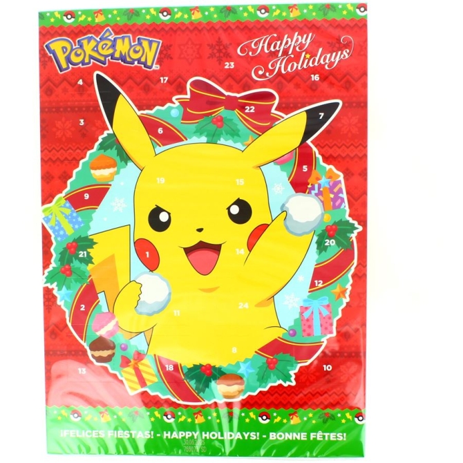 Calendario de Adviento Pokmon - Chocolate 65g 