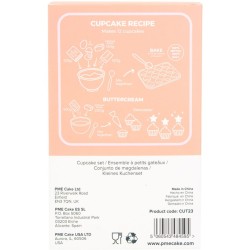 Kit de 24 moldes y decoraciones para cupcakes - Beb. n4