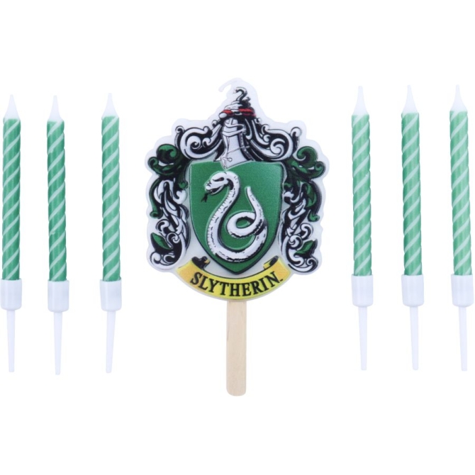 Set de 7 velas Harry Potter - Slytherin 