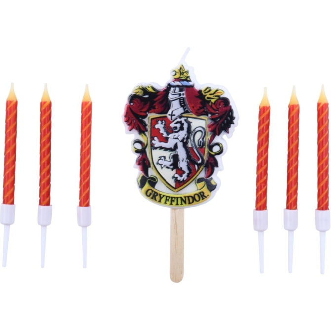 Set de 7 velas Harry Potter - Gryffindor 