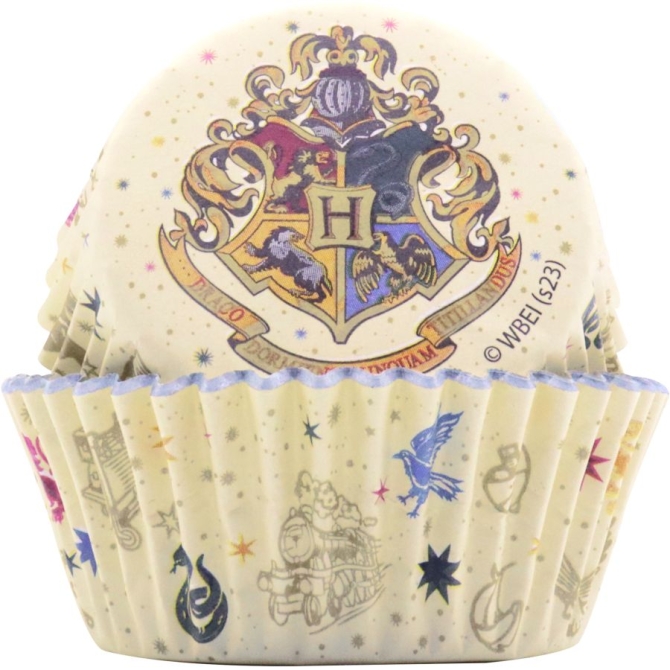 30 Fundas para magdalenas de Harry Potter - Colegio Hogwarts 