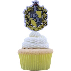 15 adornos para tartas de Harry Potter - Escudo de Hogwarts. n4