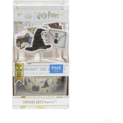 Kit de 24 moldes y decoraciones para magdalenas Harry Potter - Hogwarts. n4