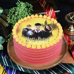 Disco para tarta pequeo de Harry Potter (15 cm). n1