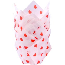 24 Cajas en forma de Tulipn - Corazones de Amor. n3