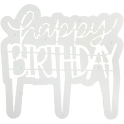 Cortador de galletas Cake Topper - Feliz cumpleaos. n10