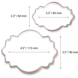2 Cortadores de Galletas y Pasteles Estilo 4. n2