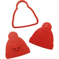 Set de 3 Cortadores de Galletas con Sellos - Cosy Christmas. n3