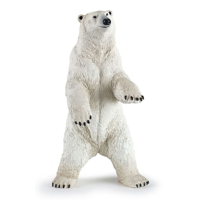 Figura de oso polar de pie 