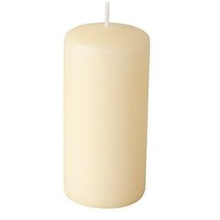 8 Velas Cilndricas  5 cm - Crema 