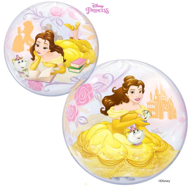 Globo Bubble Plano Disney Princesa Bella 