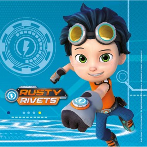 20 servilletas Rusty Rivets