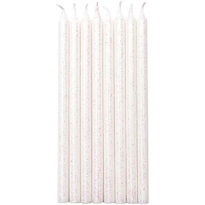 16 Velas Elegance (12 cm) - Blanco Espumoso