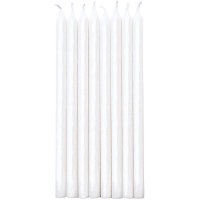 16 velas Elegance (12 cm) - Blanco