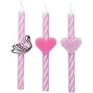 3 Velas Cisne Corazones