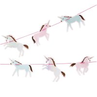 Guirnalda Mini Unicornio Pastel/Iridiscente (2 m)