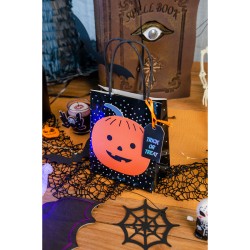 Bolsa de papel pequea para regalo (15 cm) - Calabaza. n3