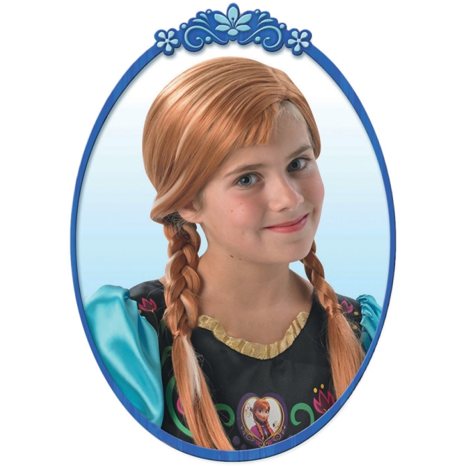 Peluca de Anna Frozen 