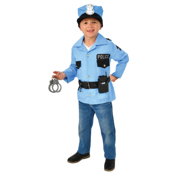 Kit Disfraz Policia 5-8 aos 