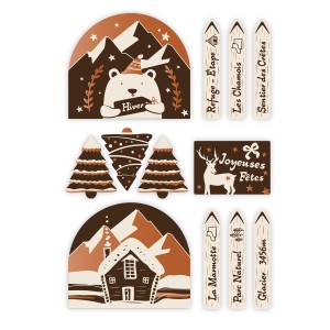 1 Kit Especial Lea Oso + Chalet - Chocolate Blanco