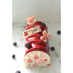 2 Obleas Feliz Navidad - Chocolate Blanco. n1