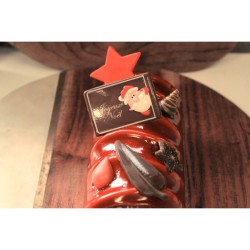 2 Obleas Feliz Navidad Papa Noel - Chocolate Negro. n2