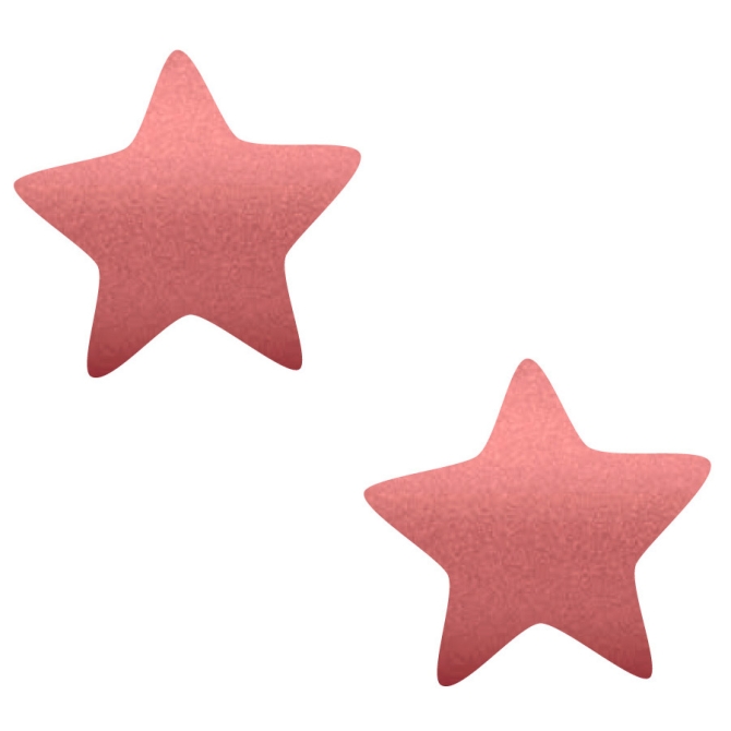 2 Estrellas Rojo Metlico - Chocolate Blanco 