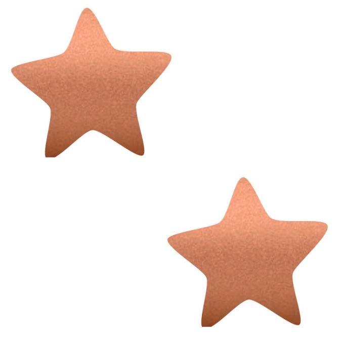 2 Estrellas Cobre Rosa - Chocolate Blanco 