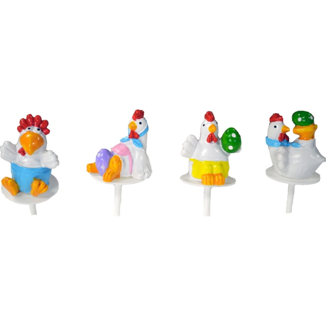 4 Picos de Pollo (3, 5 cm) - Plstico 