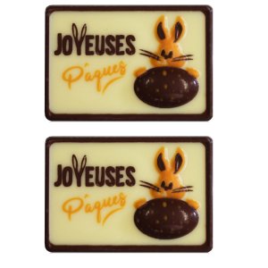 2 Obleas Felices Pascuas - Chocolate